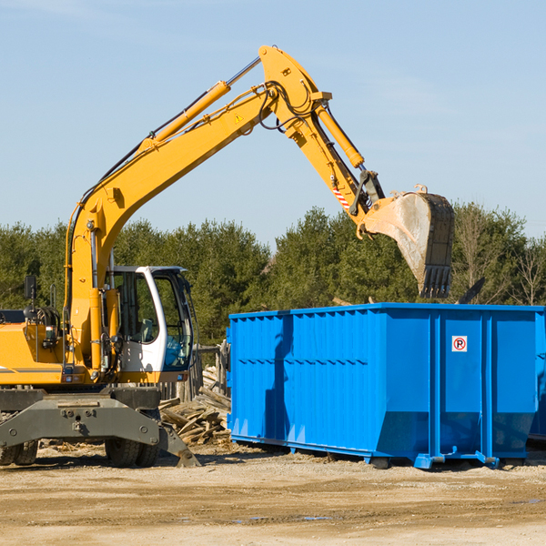 how many times can i have a residential dumpster rental emptied in Afton